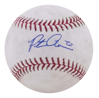 2019 Peter Alonso Game Used and Signed OML Baseball For Career Hit #62 on 6-13-2019 (MLB Authenticated)